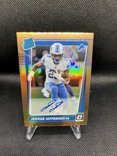 2021 Optic - Rated Rookie Bronze Prizm Autographs #296 Jermar Jefferson - Lions