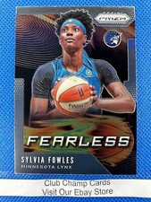 2020 #17 Sylvia Fowles Panini Prizm WNBA Basketball Fearless Insert Lynx