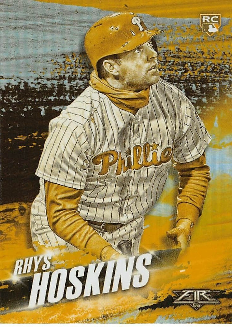 2018 Topps Fire Rhys Hoskins Gold RC #HS-12 NM/MT PHILADELPHIA PHILLIES