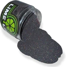 LiME LiNE Sprayable Black Rainbow Iridescent Metal Flake - 3 Oz Glitter