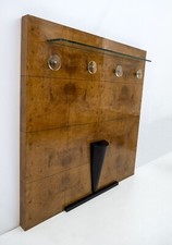 Appendiabiti in noce e cristalli, attribuito a Pier Luigi Colli, 1930
