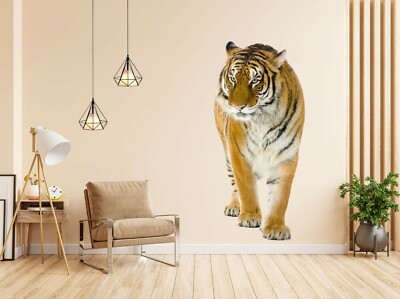 3D Mächtiger Tiger M509 Tier Wallpaper Wandbild Poster Wandaufkleber Zoe