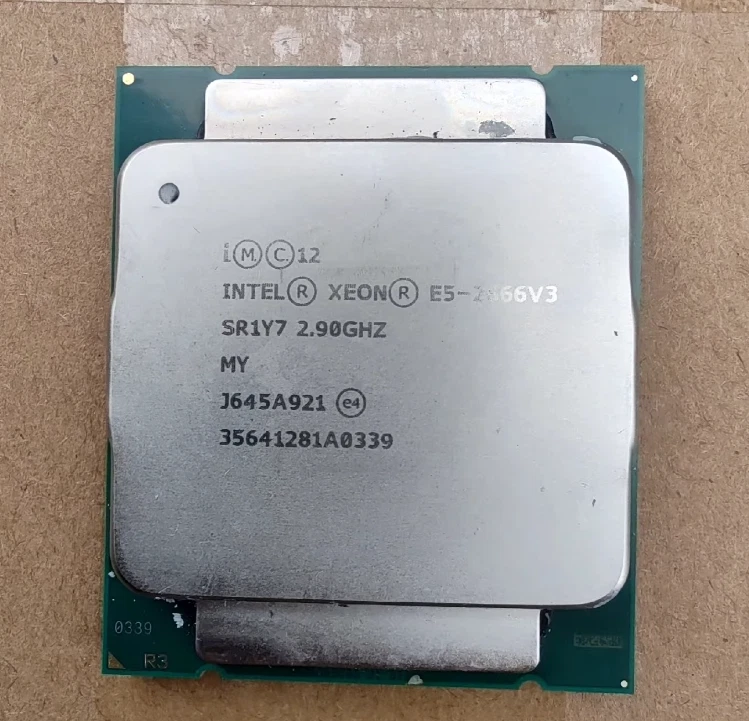Intel Xeon E5 2666 V3 LGA 2011-3 Server CPU Processor SR1Y7 2.9Ghz 10 Cores 135W - Image 2 of 4