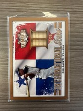 2021 Leaf Lumber Rod Carew International Icons Game Used Bat Bronze 18/25 Twins