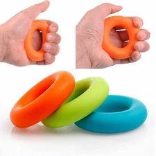 Strength Finger Hand Grip Muscle Power Training Rubber Ring Exerciser Silicone
