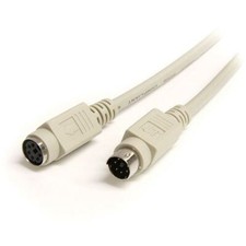 2m PS/2 Extension Cable 6-Pin Mini-DIN Male to Female Keyboard Mouse PC Lead