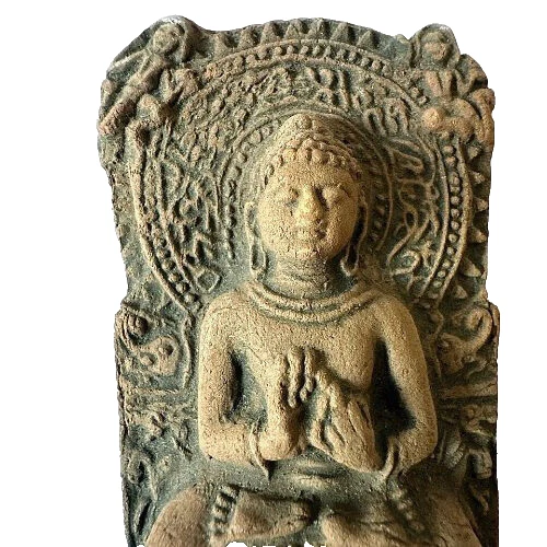 El monje dio su primer sermón del santuario budista de la India, India Varanasi. Foto 4 de 4