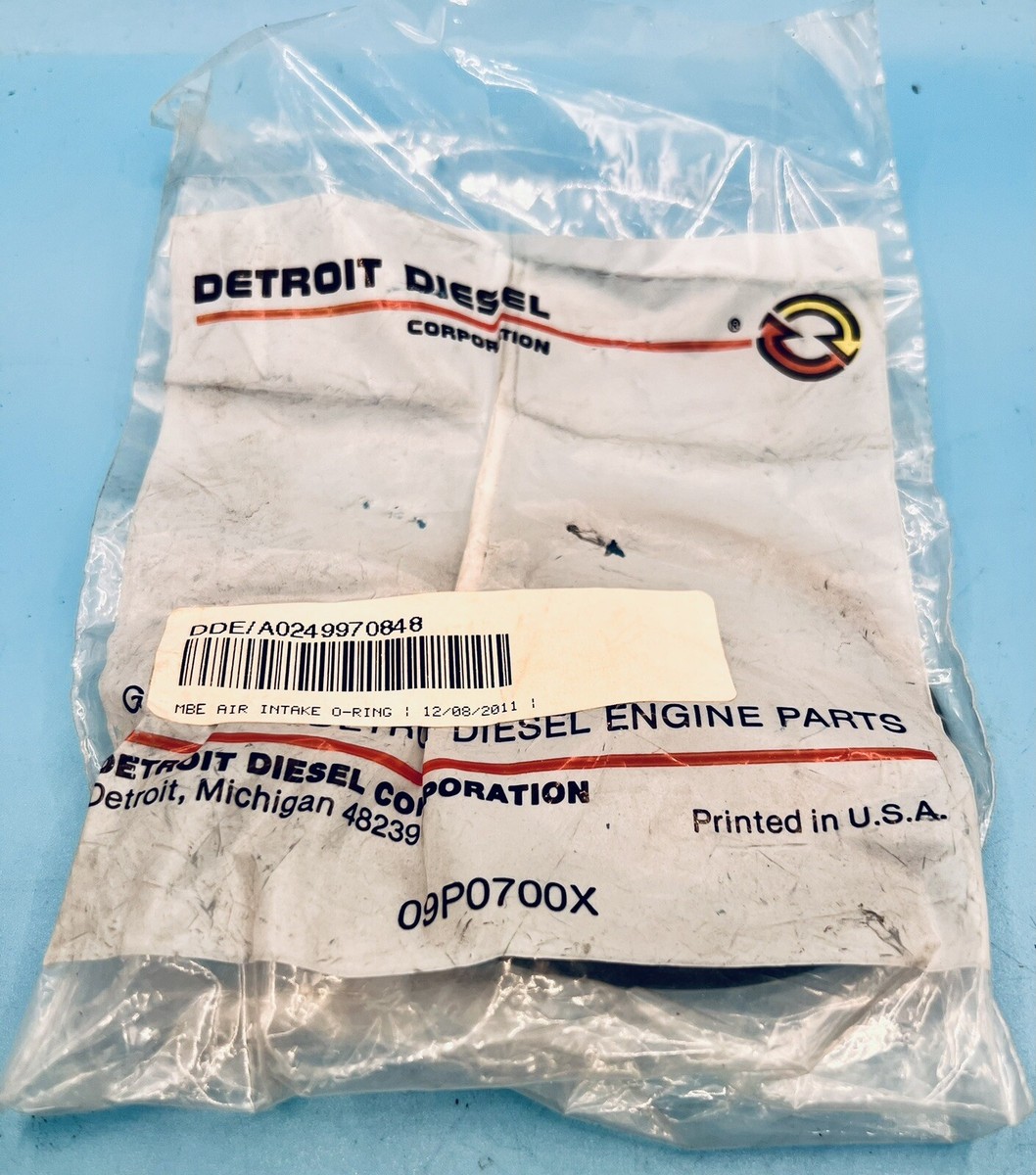 DETROIT DESIEL DDE A0249970848 AIR INTAKE O-RING🔥FREE