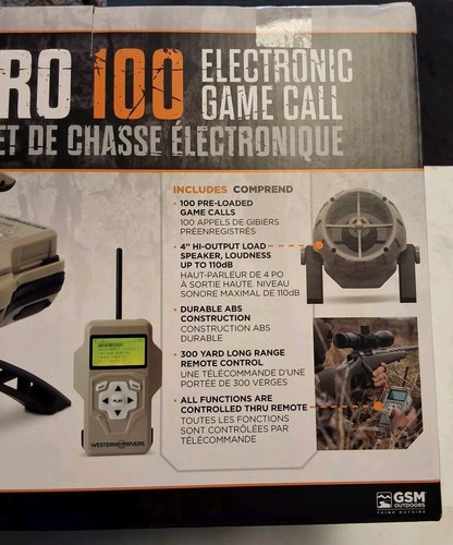 Western Rivers Mantis Pro 100 Electronic Game Call WRC-MP100 V2 - Picture 2 of 4