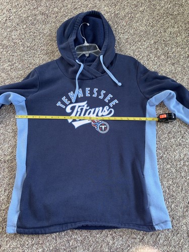 Fanatics Tennessee Titans Womens SZ LARGE Blue Long Sleeve Hoodie Sweatshirt L - Picture 7 of 11