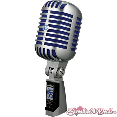 【MJ】Shure Super 55 ダイナミックマイク Shure Super 55 Deluxe Classic Vocal Microphone with Mic Stand and
