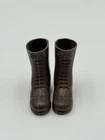 GI JOE HASBRO ORIGINAL TALL BROWN BOOTS 1964 Very Nice!