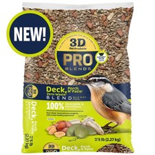 Zero-Waste Wild Bird Seed Mix for Deck Porch Patio Feeding 5 Lbs