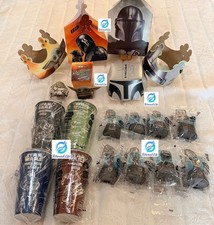 2026 Burger King STAR WARS MANDALORIAN GROGU Toys/Boxes and Cups Complete Set