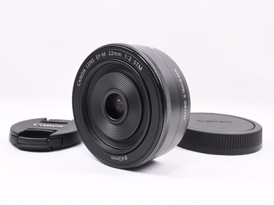[Near Mint] Canon EF-M 22mm f/2 STM AF Lens EOS EF-M Mount Black EF-M222STMSL