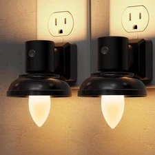 Night Light, 2 Pack Night Lights Plug into Wall, 3000K Warm White, Farmhouse ...