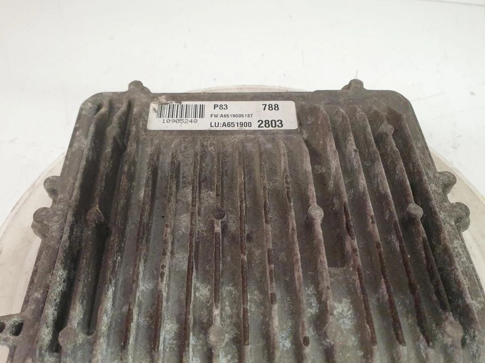 MERCEDES BENZ VITO 2015 ENGINE CONTROL MANAGEMENT ECU 2.1L DIESEL 6519002803 - Image 3 of 4