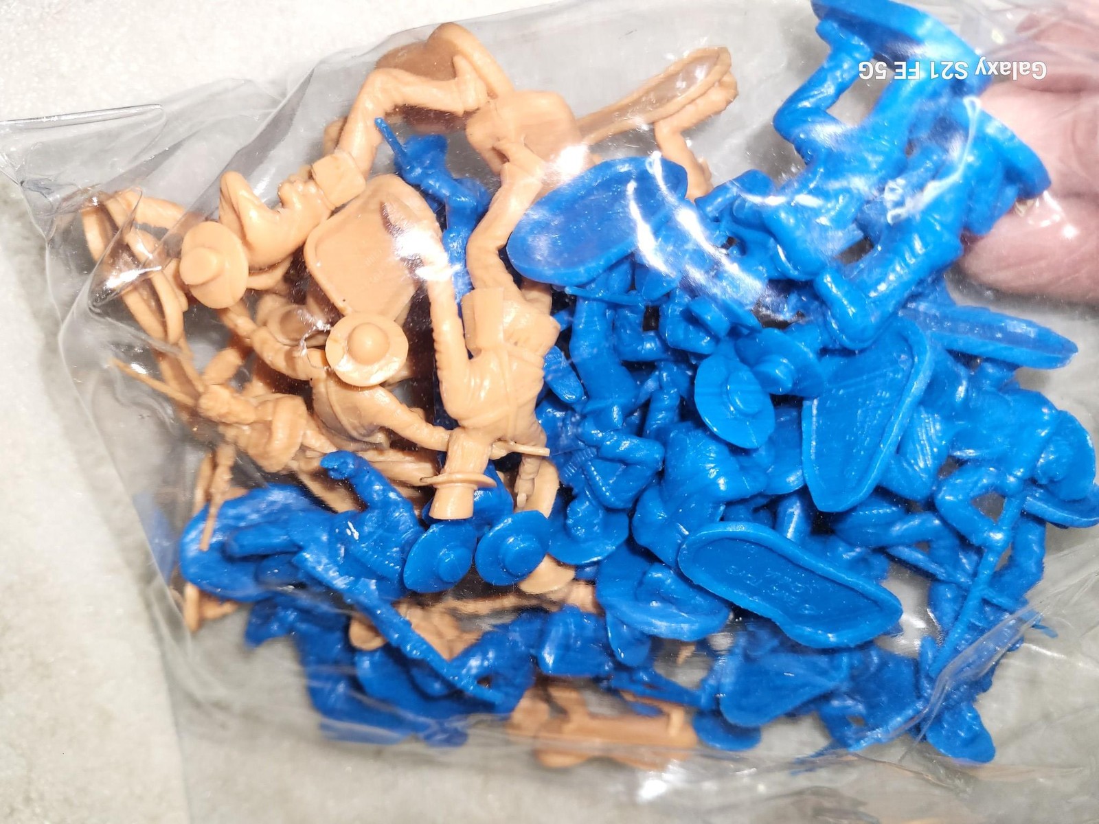 BMC Alamo 37 Piece Texas Volunteers Vs Mexicans Plastic Soldier Figures 