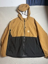 Carhartt Storm Defender Packable Jacket Mens 3XL Brown Black Hooded OJ5751-M