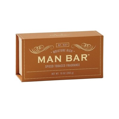 San Francisco Soap Company Spiced Tobacco Fragrance Man Bar   Moisture Rich