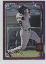 2015 Bowman Chrome Prospects Purple Refractor 4/250 Daniel Carbonell #BCP189 f0v