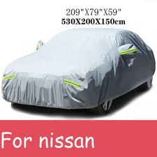 Full Car Cover Waterproof Rain Dust Anti-UV Protection For nissan 530*200*150CM