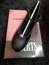 Black High Heel Character Tap Shoes