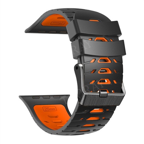 For Apple Watch Silicone Band Strap Series SE 2 3 4 5 6 7 8 9 10 Ultra 2 44-49mm - Picture 13 of 47