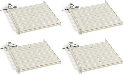 3200 Egg Turner for Incubators - 4 Pack, Boost Hatching Rate, White