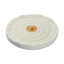 IVY Classic 39121 Spiral Stitched 6-Inch Cotton Muslin Buffing Wheel with 1/2...