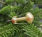 Vintage Christmas Tree Glass Decoration Toy Sputnik MIR Rocket Space USSR 1960s