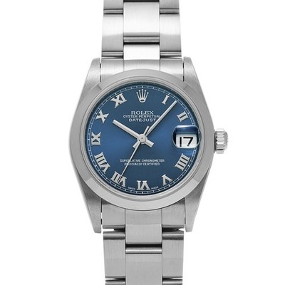 ROLEX Datejust 78240 blue WATCH 660297