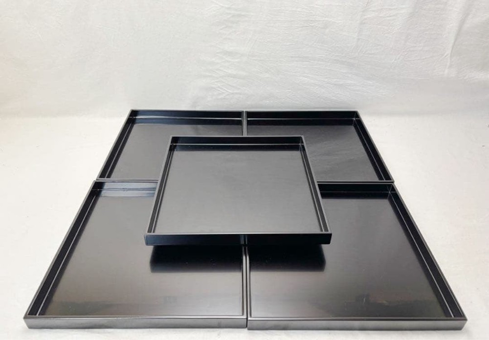 Jubako Bento Box Japanese Almost unused Kaiseki utensils Wooden black lacquered Jubako Bento Box Japanese Almost unused Kaiseki utensils Wooden black lacquered