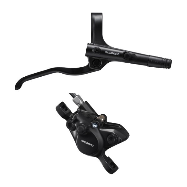 Shimano BR-MT200/BL-MT200 Front Right Bled Brake Lever/Post Mount Calliper Black