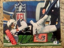 KEENAN ALLEN AUTO signed LOS ANGELES CHARGERS 8X10