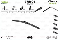 Valeo 575009 Wischblatt Beifahrerseitig Fahrerseitig Mitte FÜR Audi BMW Chevrol