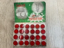 NOS Vintage Japan Made CATEYE Mini Reflectors Model RR-26-AZ (24pcs) per pack