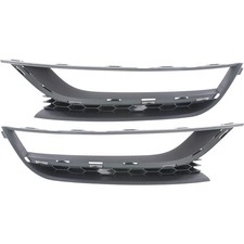 New Set Of 2 Fog Light Trims Driving Lamp Driver Passenger Side Lower Vw Pair