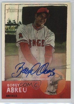 2021 Topps Spotlight 70 By Andy Friedman Rainbow Foil 1/5 Bobby Abreu Auto 4f5