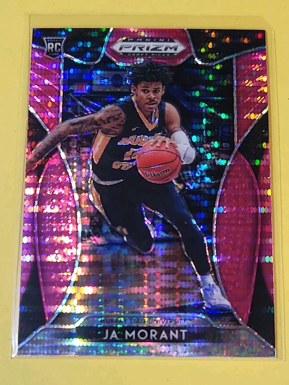 2019-20 Panini Prizm Draft Picks - Ja Morant #2 Pink Pulsar Prizm (RC) Rookie