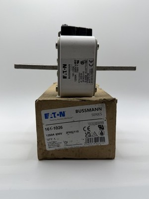 Eaton Bussman 161-1026 1250A 690V 3FKE/115 Fuse - wrnty