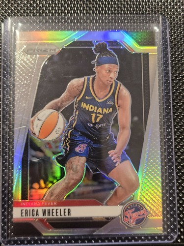2024 Panini Prizm WNBA SILVER PRIZM #61 Erica Wheeler, Indiana Fever