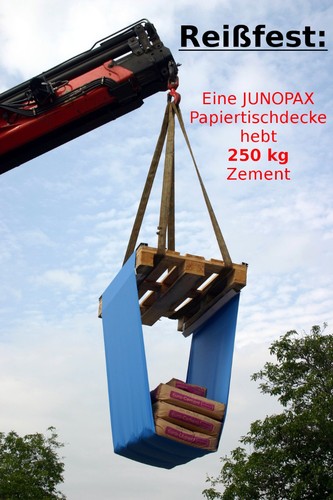 50m x 0,75m rot weiß JUNOPAX Papiertischdecke Raute Karo für Festzelttische - Bild 6 von 10