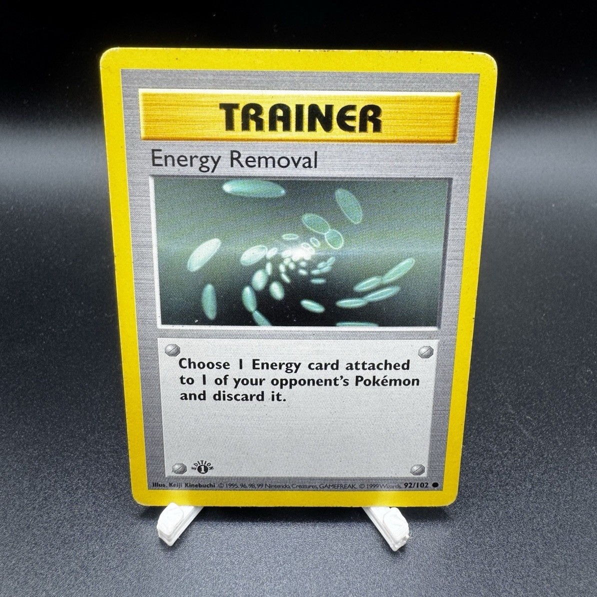 (MP)⚡️ Energy Removal Base Set Shadowless 1st Ed 92/102 EN