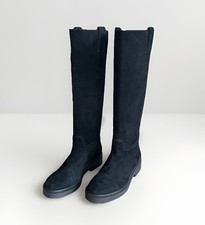 Stuart Weitzman Women s Black Suede Knee High...