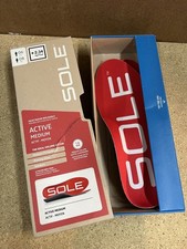 SOLE Active Medium Shoe Insoles Orthotic Support Men's 6 - Women's 8 C87