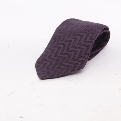 Profuomo, Krawatte, Herren, Seide, Lila, Chevron #iyQ