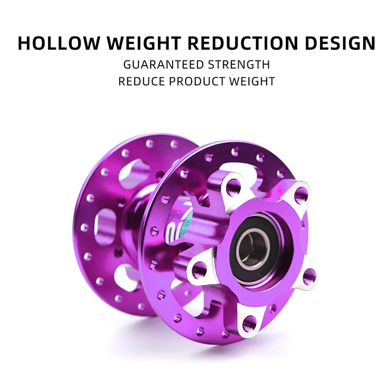 Bujes de bicicleta eléctrica rueda de motocicleta Surron buje freno de disco 2 rodamientos sellados Foto 3 de 4