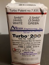 AmRad Turbo 200 Motor Run Capacitor Universal Replacement 370/440VAC MPN 9200