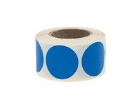 500 StüCk Runde Selbstklebende Etiketten Blau Ø 35Mm
